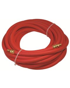 3/8 in x 35 ft. - 1/4 in. MNPT Rubber Air Hose, Red