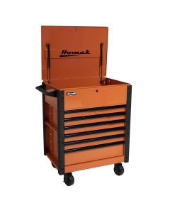 HOMOG06035247 image(0) - 35 in. Pro Series 7-Drawer Service Cart, Orange