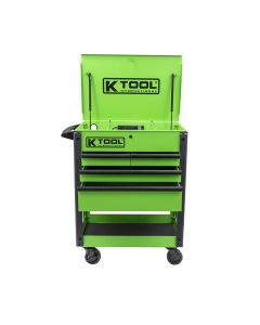 KTI75121 image(0) - 35" Premium 4 Drawer 500 lb. Service Cart (Matte Neon Green)