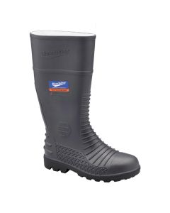 BLU028-013 image(0) - Blundstone 028 Steel Toe Gumboots-Waterproof, Metarsal Guard, Puncture Resistant Midsole, Grey