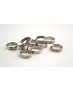 TMRHC8612-10 - 1/2 in. Open Pinch Hose Clamps (.425 in. - 1/2 in.