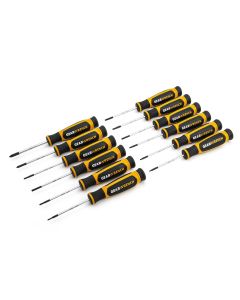 KDT80057H image(0) - 12 Pc. Phillips®/Slotted/Torx® Mini Dual Material Screwdriver Set