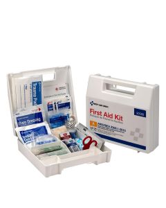 FAO90588 image(0) - 25 Person First Aid Kit ANSI A Plastic Case with Dividers