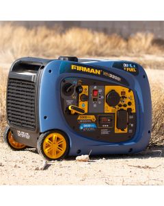 FRGWH03041 - Dual Fuel Inverter 3200/2900W Recoil Start Gasoline or Propane Powered Parallel Ready Portable Generator