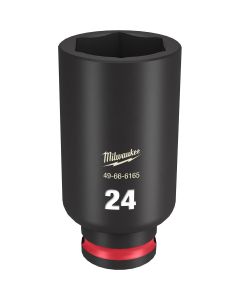 MLW49-66-6165 image(0) - SHOCKWAVE Impact Duty™ 3/8"Drive 24MM Deep 6 Point Socket