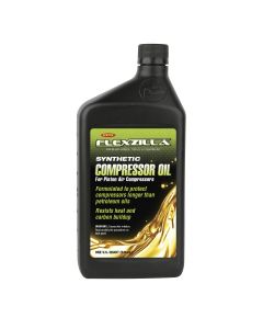 Flexzilla Air Compressor Oil, Synthetic, 1 Qt.