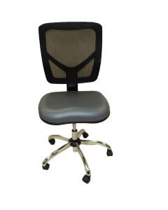 LDS1010532 - Dental Lab Chair, Mesh Back Dark Grey Seat