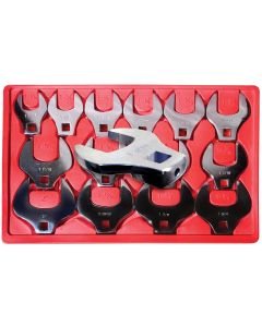 V8T7814 image(0) - CROWFOOT WRENCH SET 14PC 1/2DR  1-1/16-2