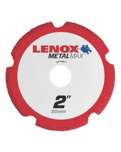LEX1972917 image(0) - LENOX Metal Max DIAM CUTOFF WHEEL DG 2" X 3/8"