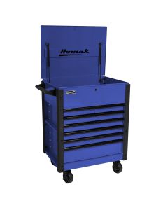 HOMBL06035247 image(0) - 35 in. Pro Series 7-Drawer Service Cart, Blue