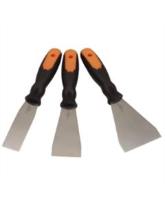 VIMSS7100 image(0) - 3-Piece Flexible Stainless Steel Putty Knife Set