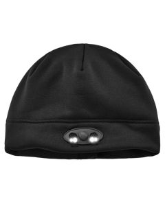 ERG16803 image(0) - 6804 Black Skull Cap Beanie Hat with LED Lights