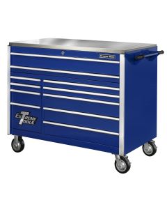 EXTEX5511RCBL image(0) - 55 in. 11-Drawer Professional Roller Cabinet, Blue