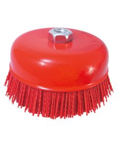 AST4546 image(0) - 6" Nylon Bed Brush, Red, 5/8" thread