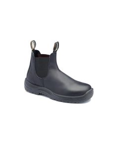 BLU179-070 image(0) - Steel Toe Slip-On Elastic Side Boots w/ Kick Guard, Black