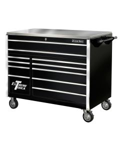 EXTEX5511RCBK image(0) - 55" 11 Drawer Professional Roller Cabinet in Black
