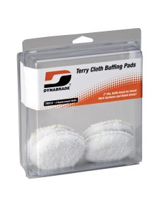 DYB76014 image(0) - 3" Terry-Cloth Buffing Pads (Four in clear pkg.)