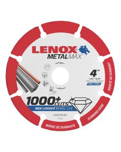 LEX1972920 image(0) - LENOX DIAM CUTOFF WHEEL AG 4" X 5/8"