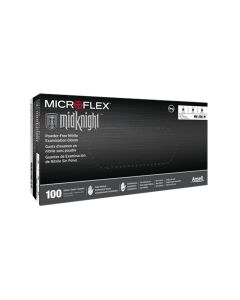 MFXMK296-L-CASE image(0) - Black Nitrile Powder Free Gloves