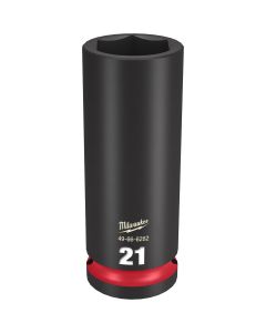 MLW49-66-6282 image(0) - SHOCKWAVE Impact Duty™ 1/2"Drive 21MM Deep 6 Point Socket