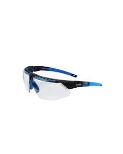 UVXS2870HS image(0) - Uvex Avatar Glasses Blk/blue, Clear Hsaf