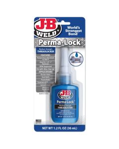 JBW24236 image(0) - J-B Weld Perma-Lock Blue 36 ml. Threadlocker