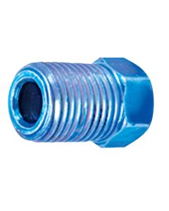 M10 X 1.0 BLUE INVERTED FLARE NUT (4)