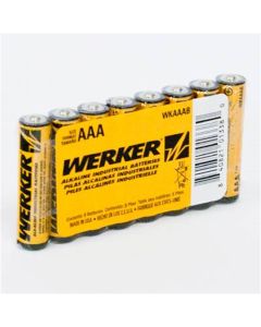 CSUBATAAA4PK image(0) - Werker AAA Alkaline Batteries 4PK