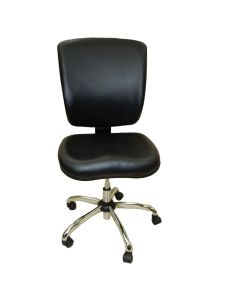LDS1010536 - Dental Lab Chair, Vinyl Back Black Seat
