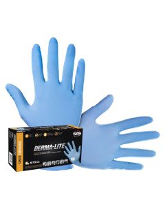 SAS6609 image(0) - 100-pk of Derma-Lite Powdered Nitrile Gloves, XL