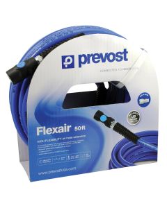 Prevost 3/8" ID x 50' Flexair Hose with Safety Coupling - Industrial