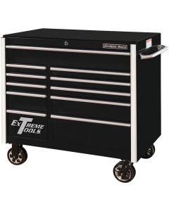 EXTRX412511RCBK - Extreme Tools 41" 11-Drawer Roller Cabinet, Black