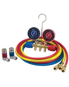 ROB45111 - Gauge Set A/C 72 134a hose and couplers