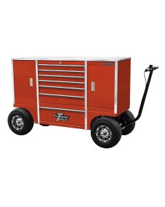 EXTTXPIT7009RD image(0) - Extreme Tools 70" 7 Drawer/2 Comprtmt Pit Box, Red