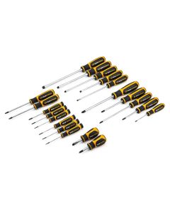 KDT80066H image(0) - 20 Pc. Phillips®/Slotted/Torx® Dual Material Screwdriver Set