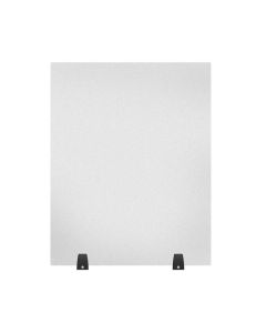 LUXDIVTT-2430F image(0) - Acrylic Sneeze Guard Desk Divider - 24" x 30" Tab