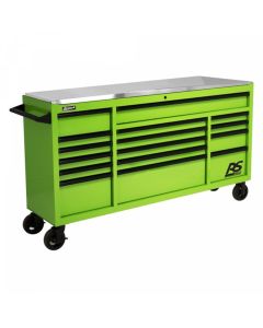 HOMLG04072164 image(0) - 72" RS Roller Cabinet Green Stainless Steel Top