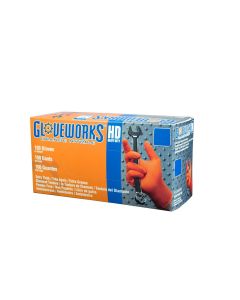 AMXGWON49100 image(0) - Gloves Gloveworks HD Orange Nitrile XXL