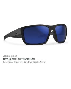 SPO6700000000109 image(0) - SPY Glasses DIRTY MO TECH Sft Mte Blk - Hpy Brz Blu Mirror