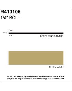 SHR410105 image(0) - MS, 3/16" X 150'; Lt Gold Metallic