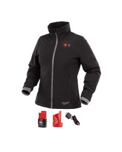 MLW232B-21L image(0) - M12 Heated Women'S Softshell Jacket Kit L (Black)