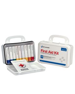 FAO238-AN image(0) - 10 Unit First Aid Kit Plastic Case