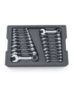 KDT81903 image(0) - 20PC SAE/METRIC STUBBY COMBO WRENCH SET