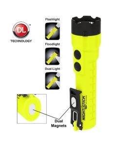 BAYXPP-5422GMX image(0) - Dual-Light Flashlight with Dual Magnets - Green
