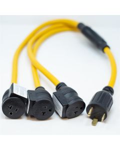 FRG1115 - Power Cord TT-30P to 3x5-20R 3ft Extension 10 AWG