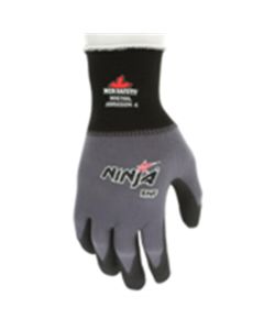 MCRN96790L image(0) - 15 gauge nylon and spandex shellBNF (Breathable Nitrile Foam) with NFT® Coating on palm and fingertipsDarker colors hide dirt and grimeErgonomic design for minimum hand fatigueExcellent wet or dry gripGreat dexterity, flexibility, an