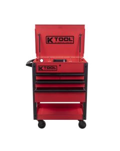 KTI75119 image(0) - 35" Premium 4 Drawer 500 lb. Service Cart (Matte Red)