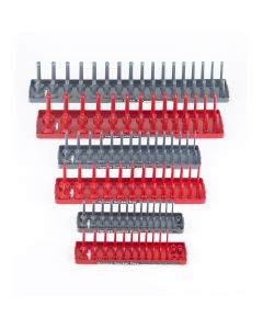 HNE92000 image(0) - Soc Tray 6-Pack Assortment, Red/Gray