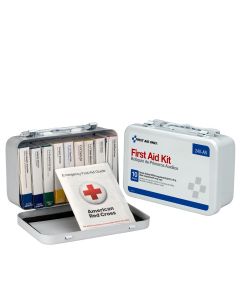 FAO240-AN image(0) - 10 Unit First Aid Kit Metal Case