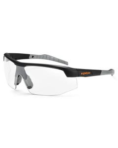 ERG59003 image(0) - SKOLL Anti-Fog Clear Lens Matte Black Safety Glasses